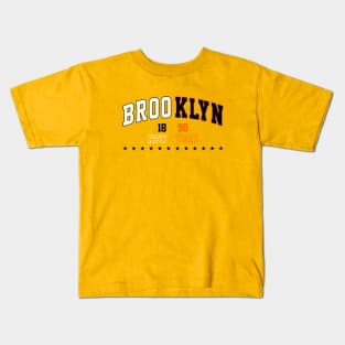 brooklyn new york 1898 simple vintage fashion Kids T-Shirt